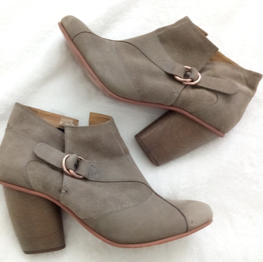 Anthropologie Sienna Wrap Ankle Boots